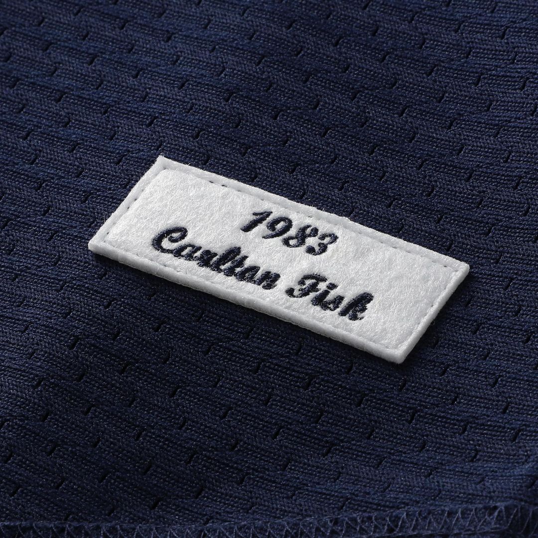 Carlton Fisk Chicago White Sox Mitchell & Ness Authentic Batting Practice Jersey - Navy