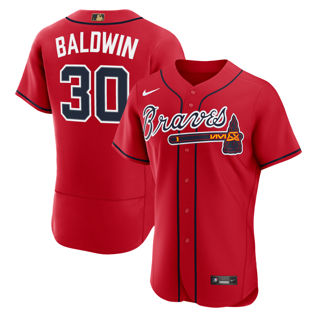 Drake Baldwin Atlanta Braves Nike MLB Awards Authentic Jersey - Red