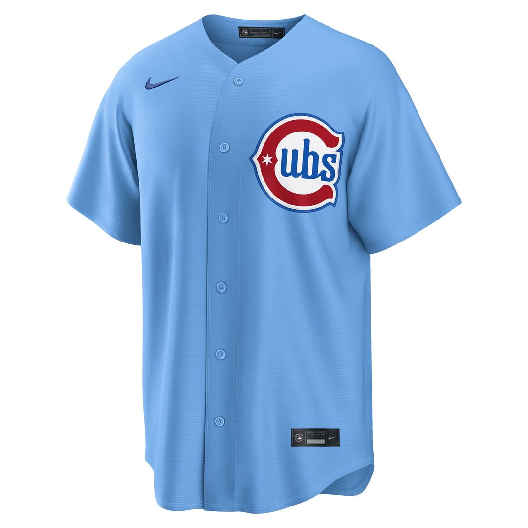 Dansby Swanson Chicago Cubs Nike Alternate Replica Jersey - Light Blue