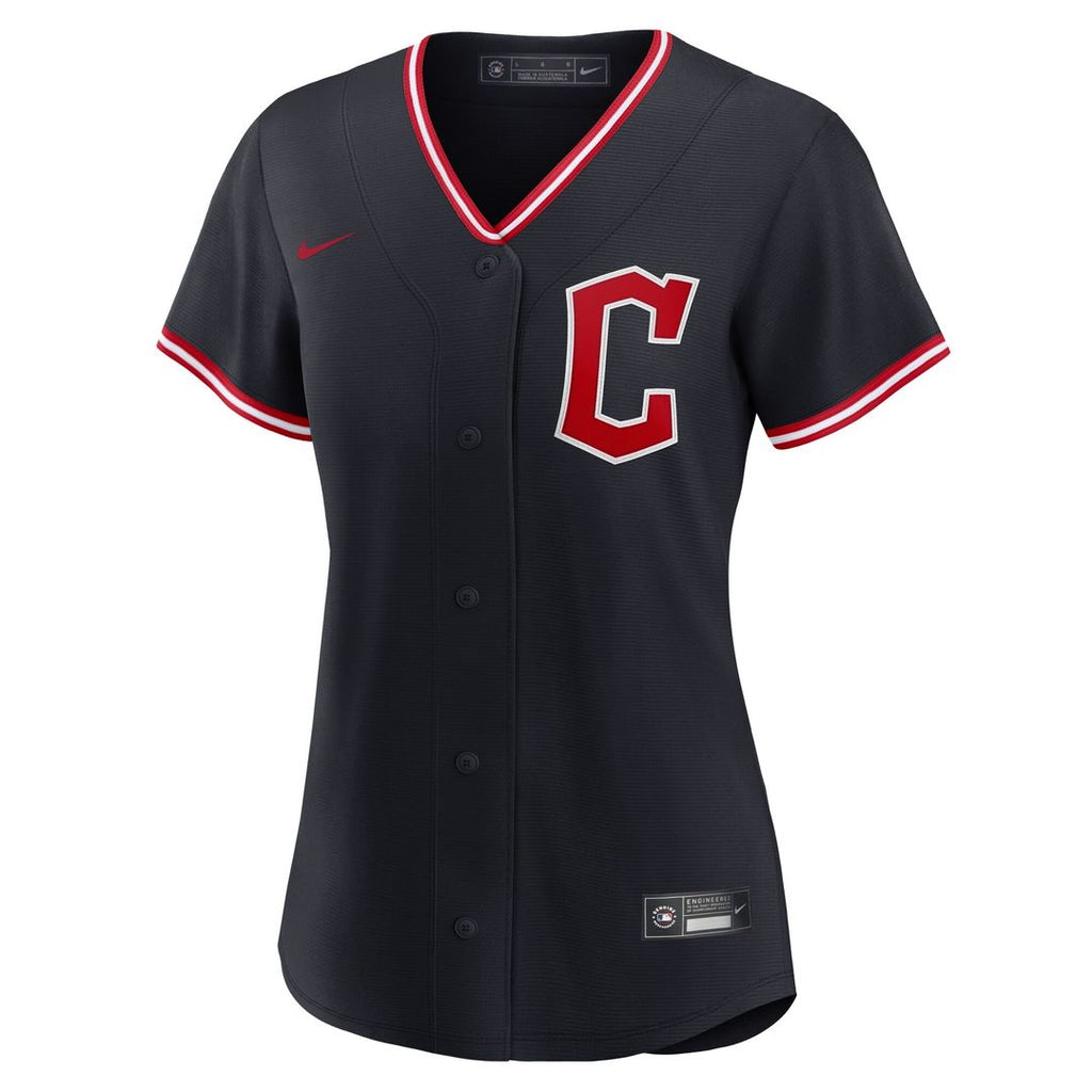 Cleveland Guardians Nike Women's Alternate Replica Jersey - Navy