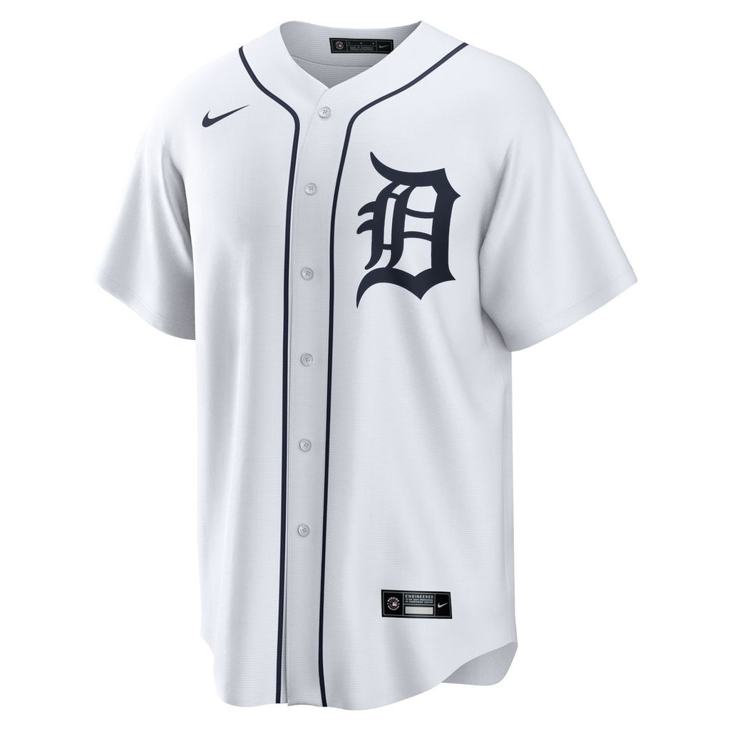 Javier Baez Detroit Tigers Nike Home Replica Player Jersey - White