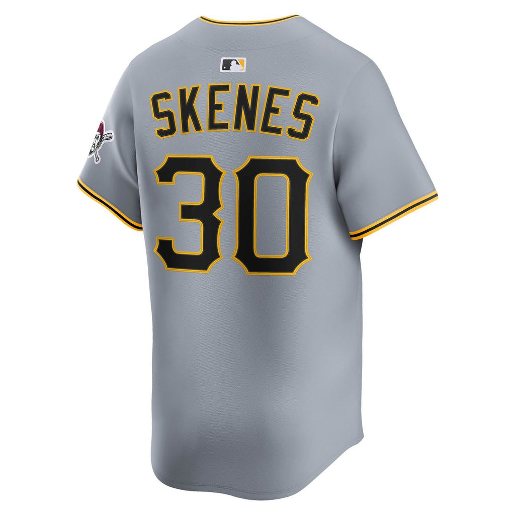 Paul Skenes Pittsburgh Pirates Nike Road Limited Player Jersey - Gray