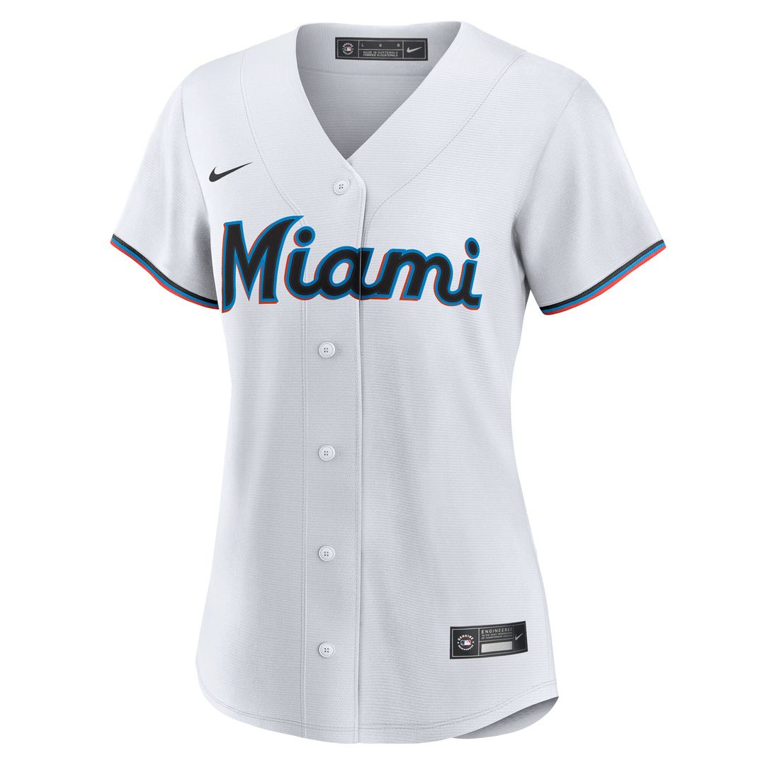 Connor Norby Miami Marlins Nike Women's Home Replica Jersey - White