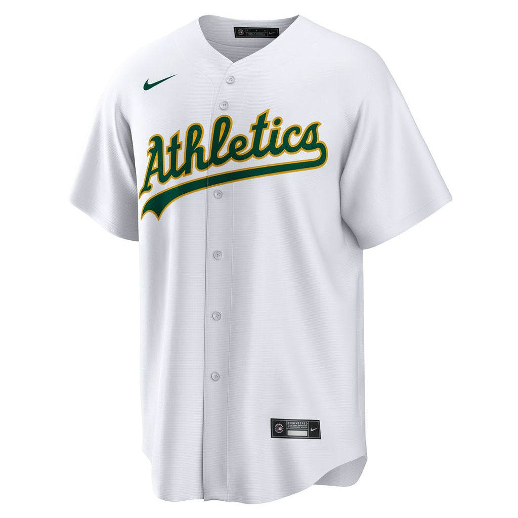 Shea Langeliers Athletics Nike Home Replica Jersey - White