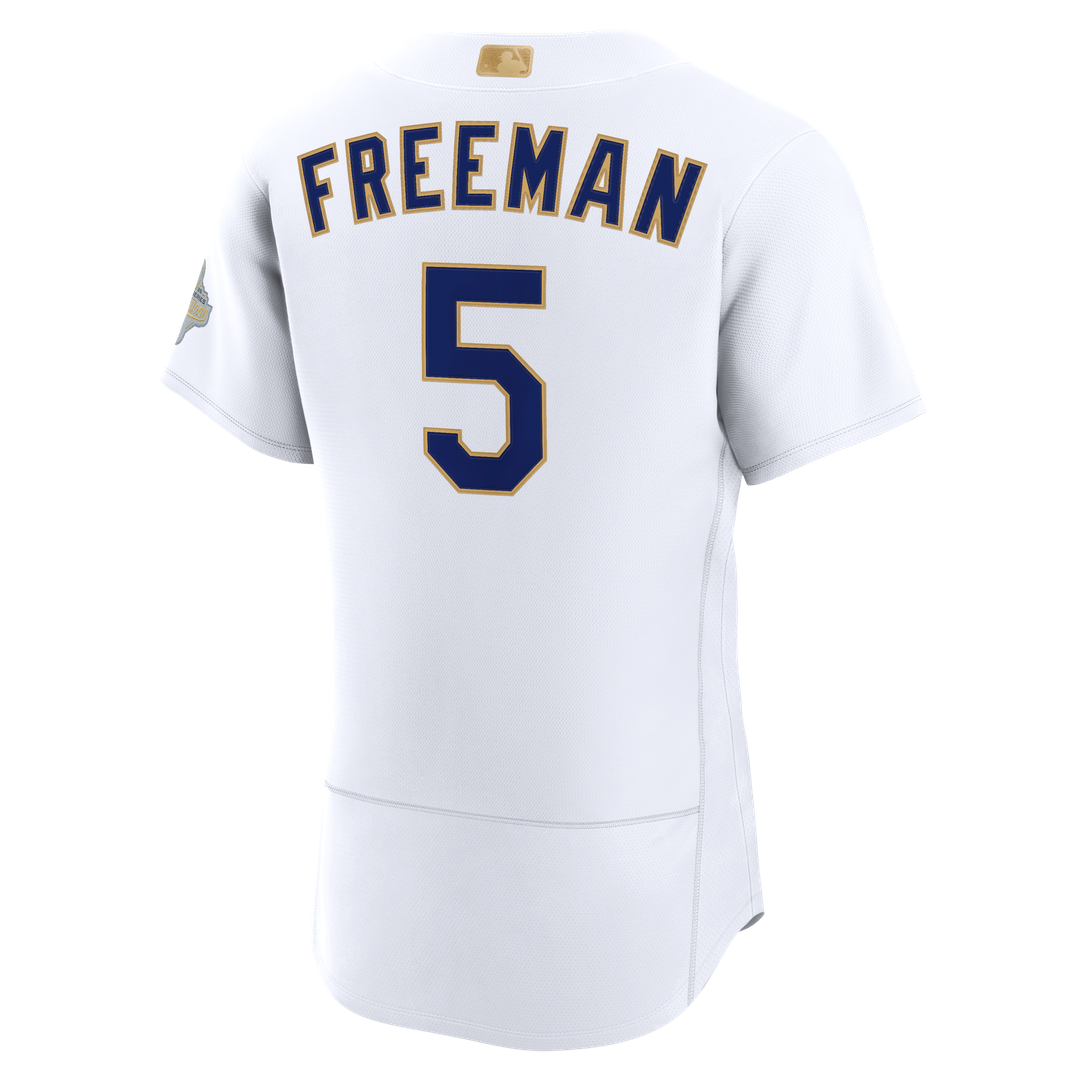 Freddie Freeman Los Angeles Dodgers Nike 2026 Gold Collection Authentic Jersey - White