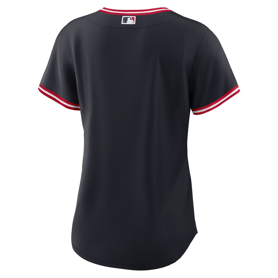 Cleveland Guardians Nike Women's Alternate Replica Jersey - Navy