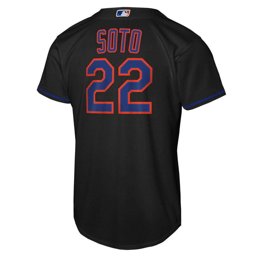 Juan Soto New York Mets Nike Youth Alternate Replica Jersey - Black