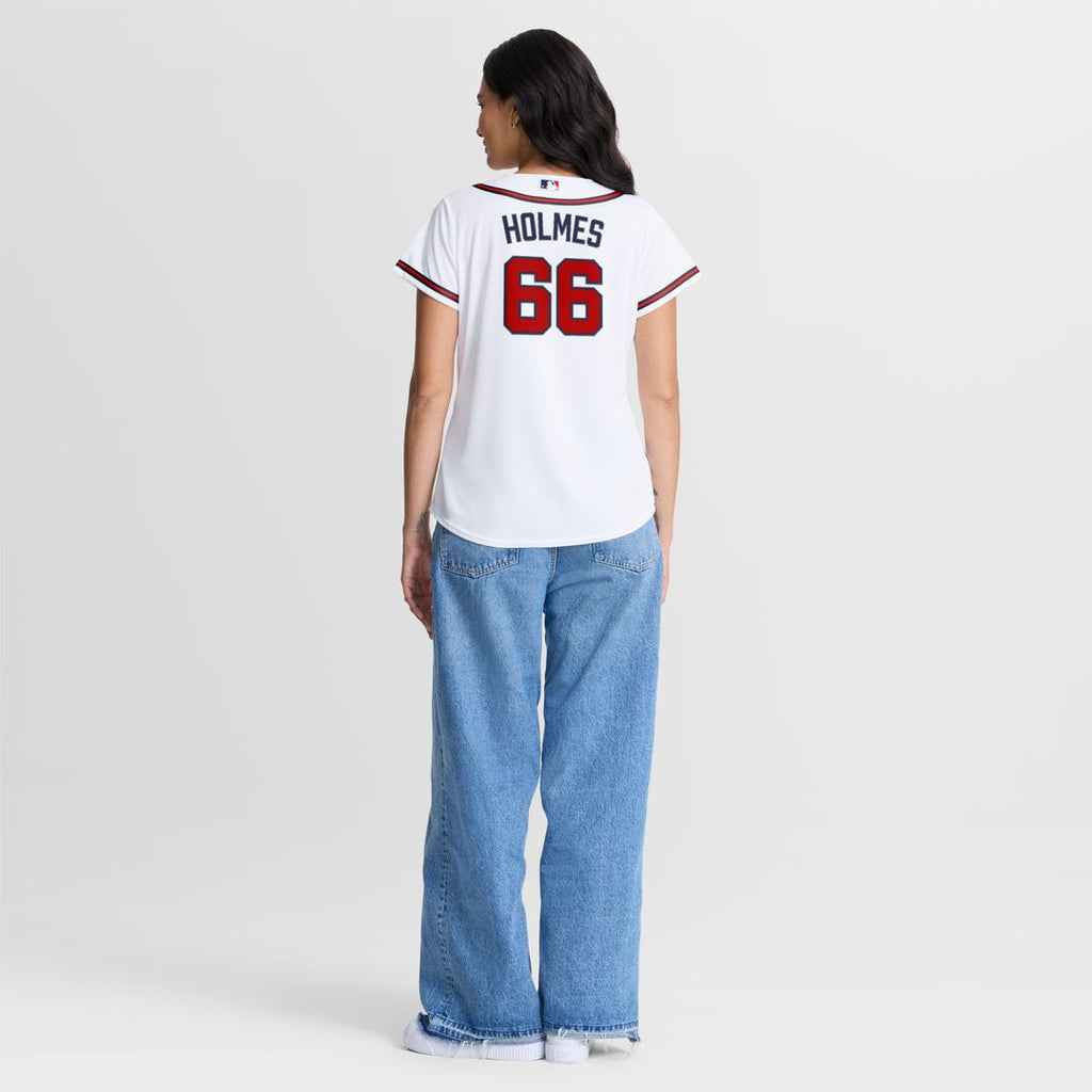 Grant Holmes Atlanta Braves Nike Women's Home Replica Jersey - White