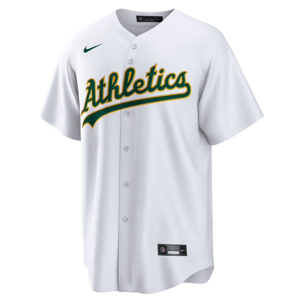 Nick Kurtz Athletics Nike Home Replica Player Jersey - White