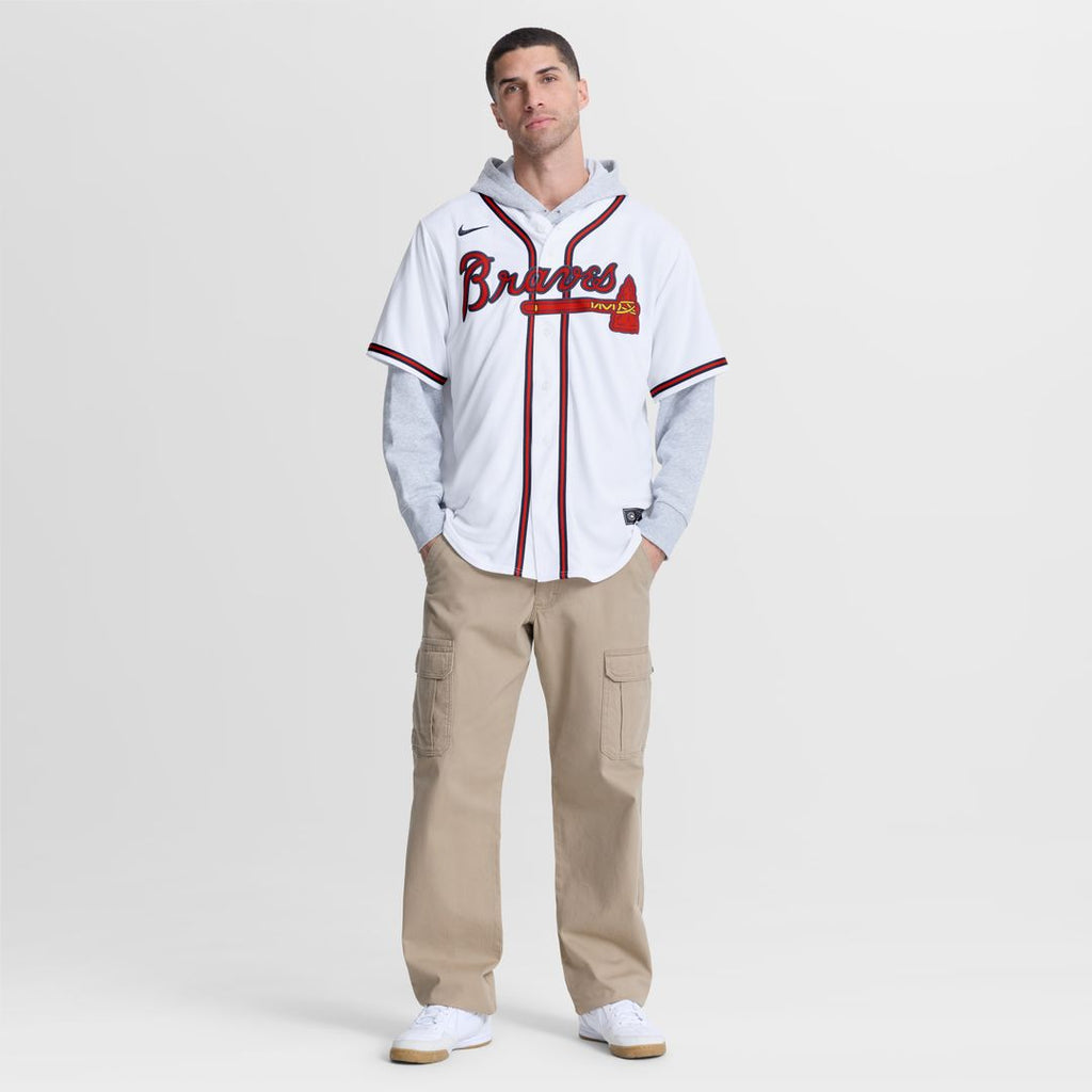 Spencer Schwellenbach Atlanta Braves Nike Home Replica Jersey - White